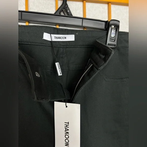 NWT Thakoon Charcoal Straight-Leg Jeans size 8 - Picture 6 of 13